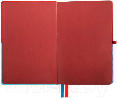 Записная книжка Brauberg Duo / 113431 (красный/бирюзовый)