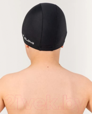 Шапочка для плавания Elous ELS212 (подростковый, черный)