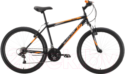 Велосипед Black One Onix 26 (20, черный/серый/оранжевый)