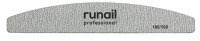 

Пилка для ногтей RuNail, №6436 100/100 полукруг