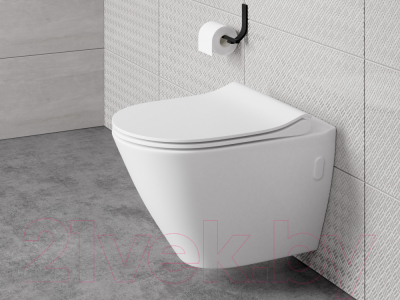 Изображение товара Унитаз подвесной с инсталляцией Cersanit City Oval + S-IN-MZ-VECTOR + P-BU-MOV/Blg/Gl