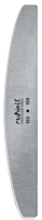 Пилка для ногтей RuNail №0238 150/150 полукруглая (серый) - 