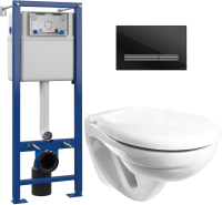 

Унитаз подвесной с инсталляцией Керамин, Гранд R + S-IN-MZ-VECTOR + P-BU-PIL/Blg/Gl
