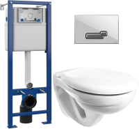 

Унитаз подвесной с инсталляцией Керамин, Гранд R + S-IN-MZ-VECTOR + P-BU-ACT/Whg/Gl