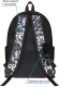 Миниатюра изображения товара Рюкзак Berlingo BW / RU08061 (черный/белый)