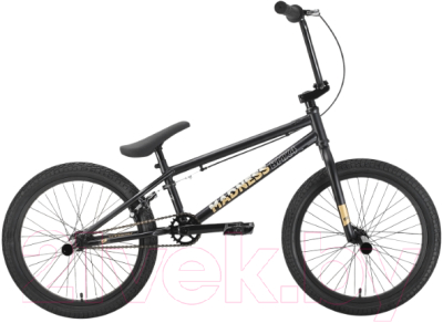 Велосипед STARK 22 Madness BMX 4 (черный/золотой)