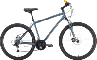 Велосипед STARK 22 Outpost 26.1 D Steel (18, серый/оранжевый) - 