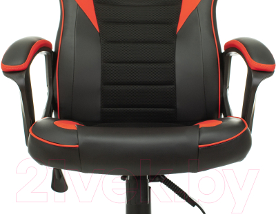 Кресло геймерское Бюрократ Zombie Game 16 (черный/красный)