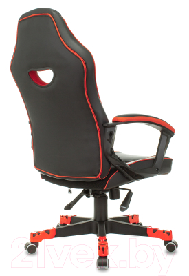 Кресло геймерское Бюрократ Zombie Game 16 (черный/красный)