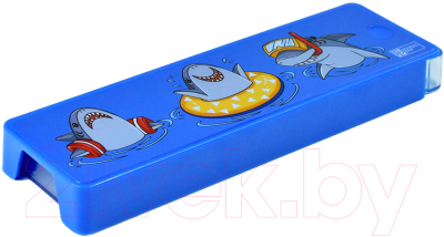 Изображение товара Пенал Феникс+ Акулы / 57960 (синий)
