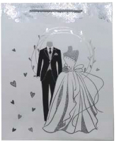 Пакет подарочный deVente Wedding / 9041183 (ассорти) - 