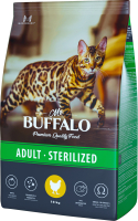 

Сухой корм для кошек Mr.Buffalo, Adult Sterilized с курицей / B114