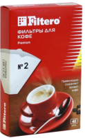 Комплект фильтров для кофеварки Filtero №2/40 (белый) - 