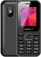 Мобильный телефон Texet TM-122 (черный) - 