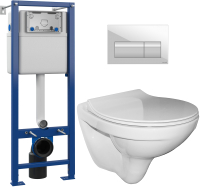 

Унитаз подвесной с инсталляцией Керамин, Санти R Slim + S-IN-MZ-VECTOR + P-BU-PRE/Wh