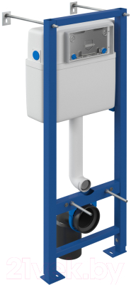 Изображение товара Унитаз подвесной с инсталляцией Керамин Санти R Slim + S-IN-MZ-VECTOR + P-BU-MOV/Blg/Gl