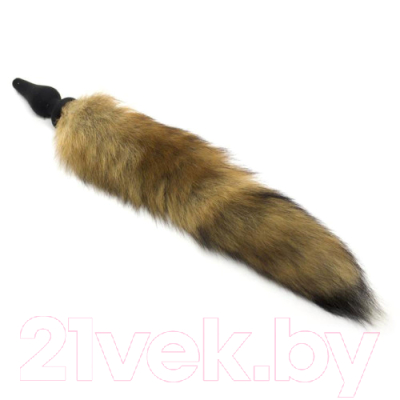 Пробка интимная Kissexpo Furry Fox / 274401207 (рыжий)