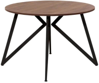 Обеденный стол Millwood Женева Л18 D120 (дуб табачный Craft/металл черный) - 
