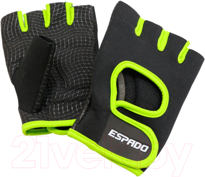 Перчатки для фитнеса Espado ESD001 (M, черный/зеленый)