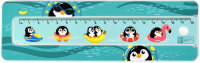 Пенал Феникс+ Пингвины / 57964 (голубой) - 