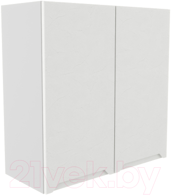 Шкаф навесной для кухни ДСВ Тренто П 700 (серый/белый)