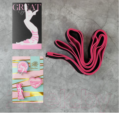 Подарочный набор Grace Dance Great / 4640268 (сумка на лямках, набор значков, блокнот, эспандер)