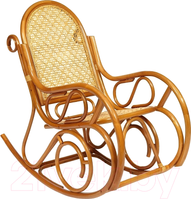 Кресло-качалка Tetchair Milano без подушки (коньяк)