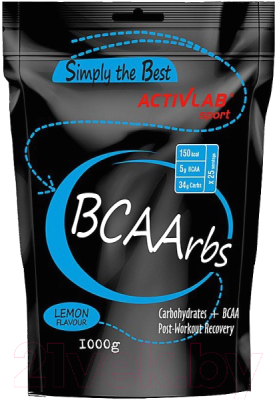 Аминокислоты BCAA Activlab RBS (1кг, апельсин)