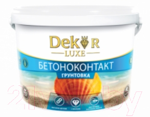 Грунтовка Dekor Бетонконтакт ВД-АК-0158 (6кг)