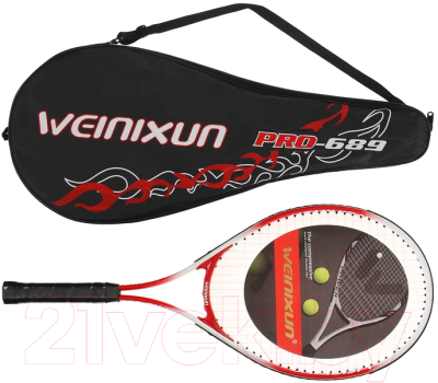 Теннисная ракетка No Brand 134098 (красный)