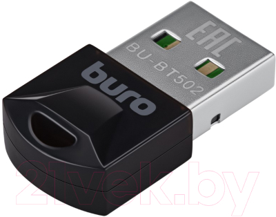 Bluetooth-адаптер Buro BU-BT502 (20м, черный)