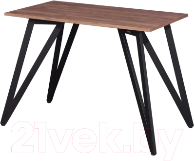 Обеденный стол Millwood Женева 2 Л18 100x70 (дуб табачный Craft/металл черный)