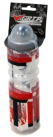 Бутылка для воды V-Grip V-700AA (500мл, красный/прозрачный) - 