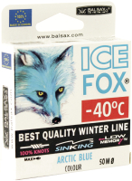 

Леска монофильная Balsax, Ice Fox Arctic blue Box 0.22мм / 0069245