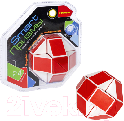 Изображение товара Игра-головоломка Bondibon Smart Призмы / ВВ5278 (красный/белый)