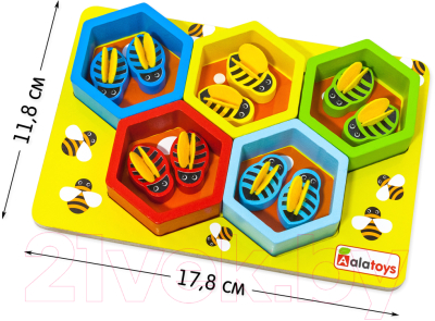Сортер Alatoys Сортер Пчелки / СОР83