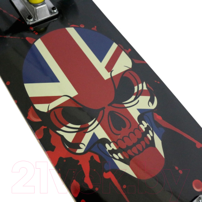 Скейтборд CosmoRide 222B (Череп с флагом)