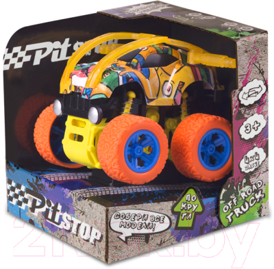 Автомобиль игрушечный Pit Stop Кросс Граффити / PS-2021-4B-3