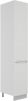 Шкаф-пенал кухонный ДСВ Тренто ПН 400 правый (серый/белый) - 