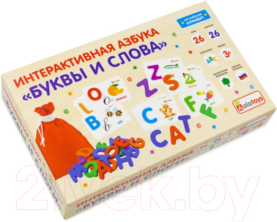 Развивающая игра Alatoys Интерактивная азбука Буквы и слова / АИ09