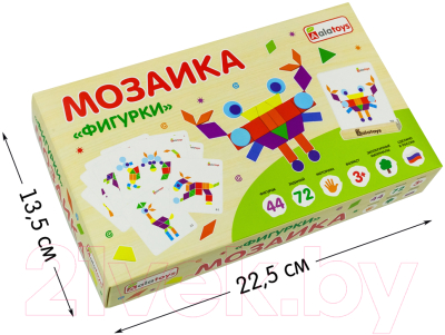 Развивающая игра Alatoys Мозаика Фигурки / МКФ04