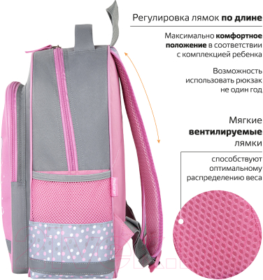 Школьный рюкзак Пифагор Adorable Bunny / 270654