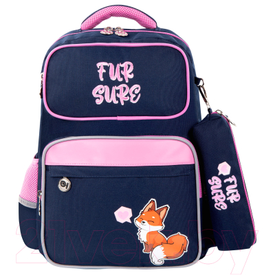 Школьный рюкзак Юнландия Nice Fox / 270664