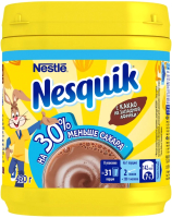 Какао-напиток Nesquik Шоколадный меньше сахара (420г) - 