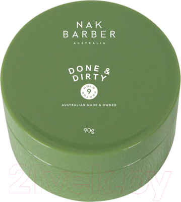Паста для укладки волос Nak Done-n-Dirty Hard Clay Матовая сильной фиксации (90г)