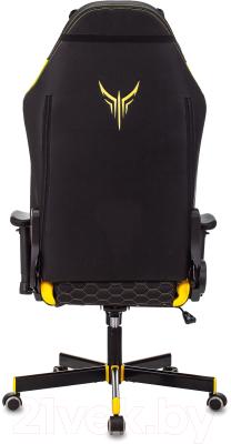Кресло геймерское Бюрократ Knight Neon (черный/желтый экокожа)
