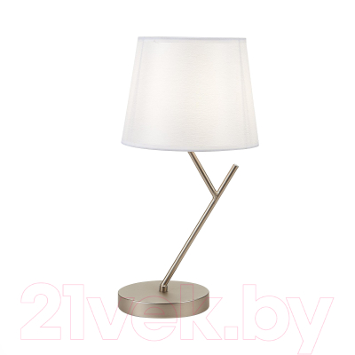 Прикроватная лампа Evoluce SLE300104-01 (никель/белый)