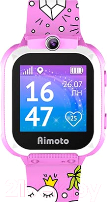 Умные часы детские Aimoto Element / 8101108 (розовые мечты)