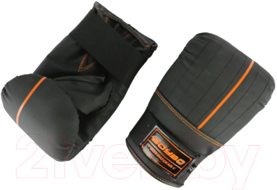 Боксерские перчатки BoyBo B-series (L,черный/оранжевый)