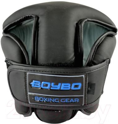 Боксерский шлем BoyBo B-Series (L,черный/синий)